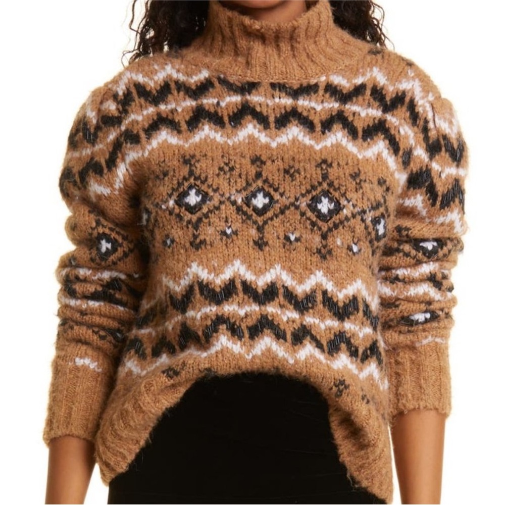 Veronica Beard Chiana Fair Isle Sweater - Picture 5 of 10